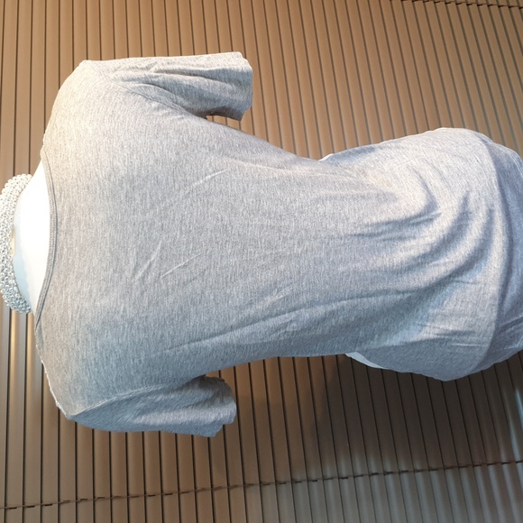 Zara Tee silver print T-Shirt great w. jeans & blazer, stretchy fits sizes S M L - Picture 5 of 12